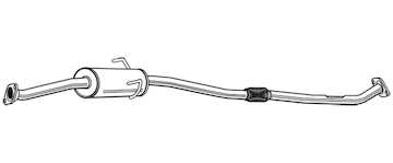 Střední tlumič výfuku WALKER 22906