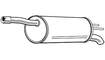 Zadní tlumič výfuku WALKER 22912