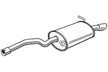 Zadní tlumič výfuku WALKER 22916