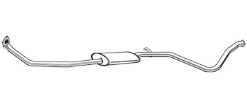 Predni tlumic vyfuku WALKER 22917