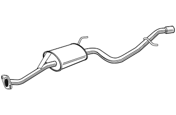 Zadní tlumič výfuku WALKER 22919
