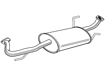 Střední tlumič výfuku WALKER 22921