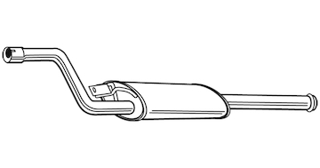 Střední tlumič výfuku WALKER 22927