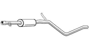 Střední tlumič výfuku WALKER 22934