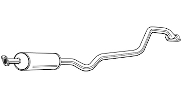 Střední tlumič výfuku WALKER 22953