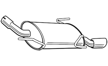 Zadní tlumič výfuku WALKER 22960