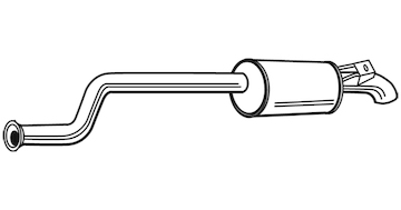 Zadní tlumič výfuku WALKER 22961