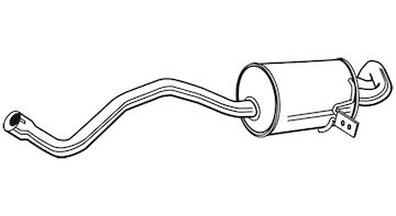 Zadní tlumič výfuku WALKER 22975