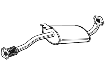 Střední tlumič výfuku WALKER 22979