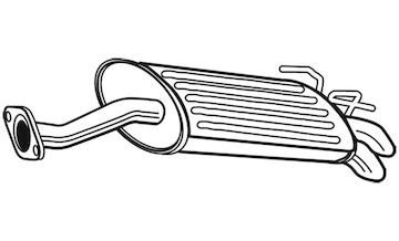 Zadní tlumič výfuku WALKER 22994