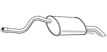 Zadní tlumič výfuku WALKER 22996