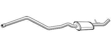 Střední tlumič výfuku WALKER 23000