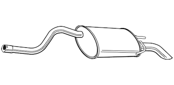 Zadní tlumič výfuku WALKER 23002