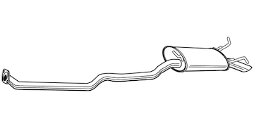 Zadní tlumič výfuku WALKER 23003