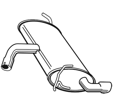 Zadní tlumič výfuku WALKER 23006