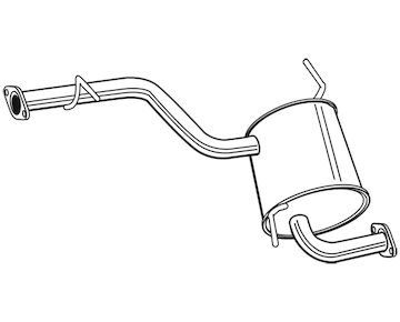 Zadní tlumič výfuku WALKER 23015