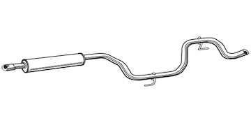 Střední tlumič výfuku WALKER 23035