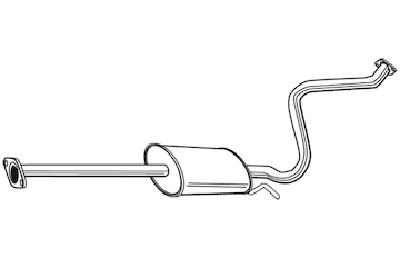 Střední tlumič výfuku WALKER 23042