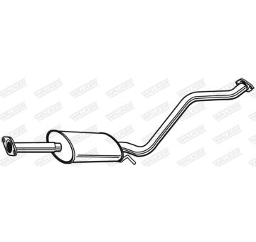 Stredni tlumic vyfuku WALKER 23045