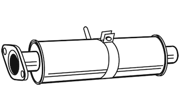 Predni tlumic vyfuku WALKER 23059