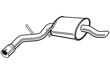 Zadní tlumič výfuku WALKER 23067