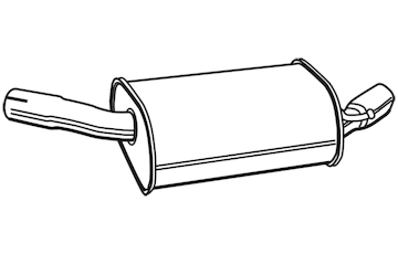 Zadní tlumič výfuku WALKER 23084