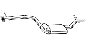 Zadní tlumič výfuku WALKER 23101