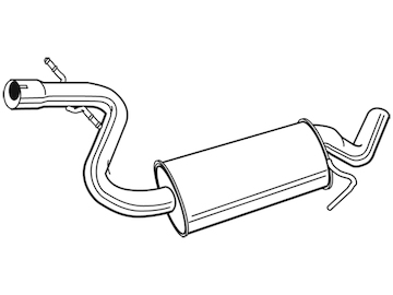 Střední tlumič výfuku WALKER 23104