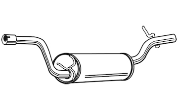 Zadní tlumič výfuku WALKER 23110