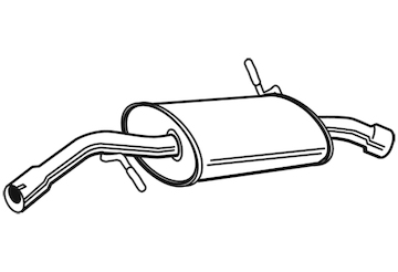 Zadní tlumič výfuku WALKER 23111