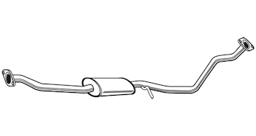 Střední tlumič výfuku WALKER 23155