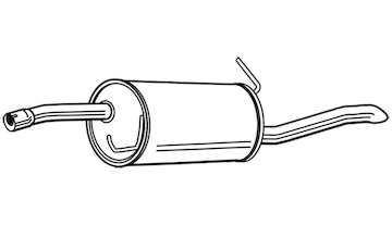 Zadní tlumič výfuku WALKER 23159