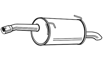 Zadní tlumič výfuku WALKER 23161