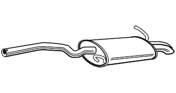 Zadní tlumič výfuku WALKER 23183