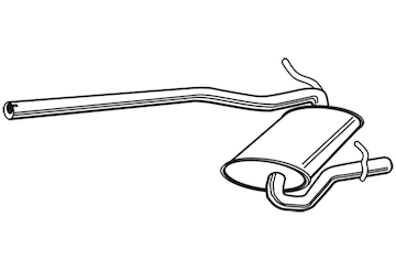 Střední tlumič výfuku WALKER 23185