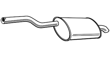 Zadní tlumič výfuku WALKER 23187