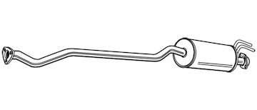Střední tlumič výfuku WALKER 23188