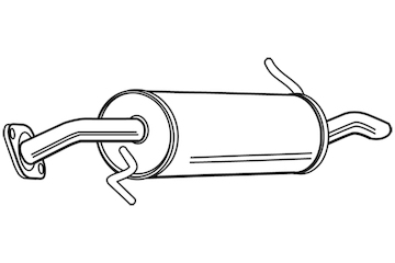 Zadní tlumič výfuku WALKER 23190