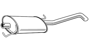 Zadní tlumič výfuku WALKER 23191