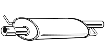 Predni tlumic vyfuku WALKER 23197