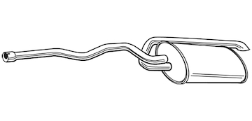 Zadní tlumič výfuku WALKER 23206