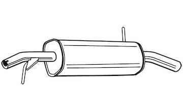 Zadní tlumič výfuku WALKER 23225