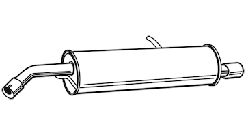 Zadní tlumič výfuku WALKER 23227