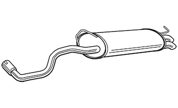 Zadní tlumič výfuku WALKER 23231