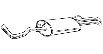 Zadní tlumič výfuku WALKER 23232