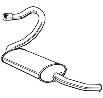 Zadní tlumič výfuku WALKER 23246