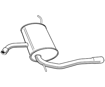 Zadní tlumič výfuku WALKER 23260