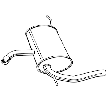 Zadní tlumič výfuku WALKER 23261