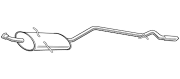 Zadní tlumič výfuku WALKER 23273