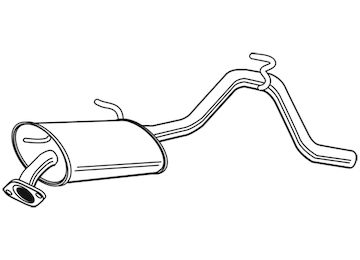 Zadní tlumič výfuku WALKER 23274